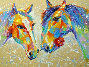 Olha Darchuk - Love horses 