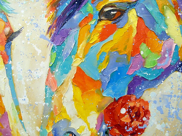 Olha Darchuk - Love horses 