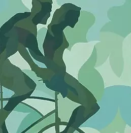 Sergio Bezzanti - Lovers on bike