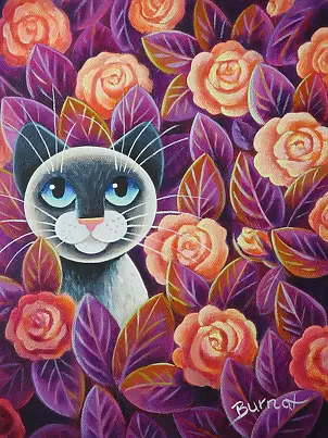 Wiesława Burnat - I like salmon roses