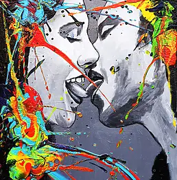 Jarosław Rymarz, мне нравится вот так, Акрилова картина - холст, 30 x 40