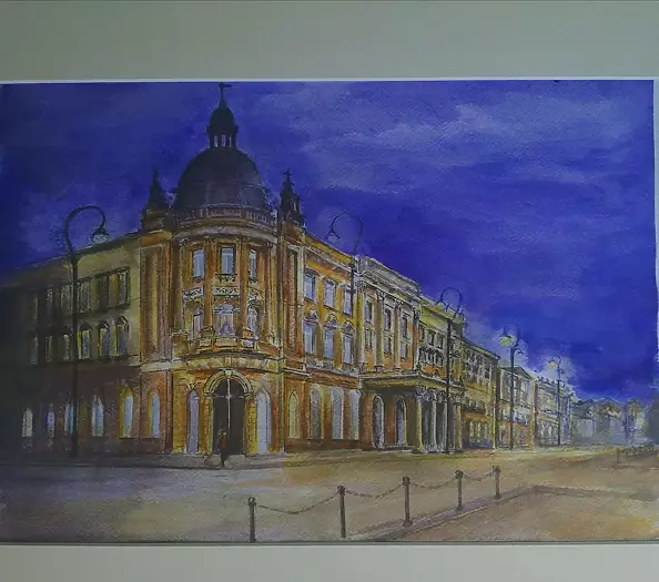 Krzysztof Marek - Lublin Grand Hotel by night