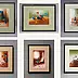 Dariusz Twardoch, People - SET OF 6 WORKS, Pastel - paper, cardboard/paperboard, 9 x 13