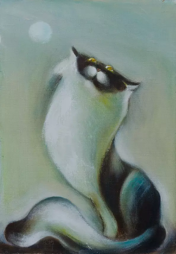 Simakov Vladimir - Lunar cat