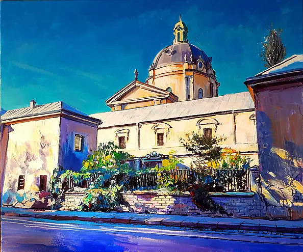 Bohdan Saliy - Lwów. Kościół Dominikański