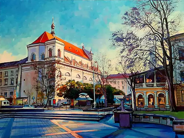Bohdan Saliy - Lwów. Kościół jezuitów