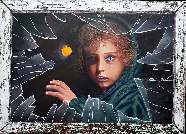 Anna Maria Modrzejewska - A tear of helplessness