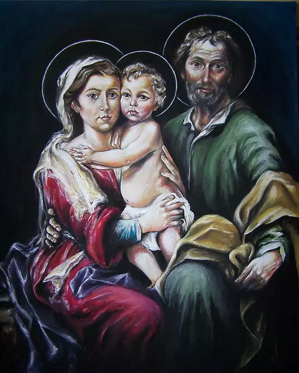 Andrzej Myśliwiec - Madonna with Child and Joseph