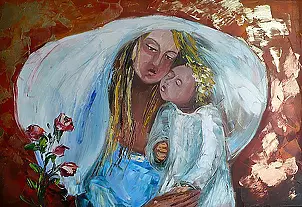 Dorota Łaz - MADONNA WITH CHILD