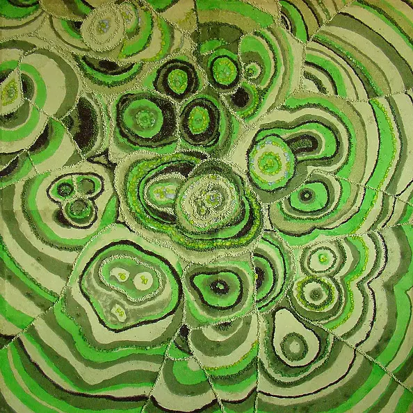 Małgorzata Rzempowska-Skóra - MALACHIT z cyklu Obrazy mineralne