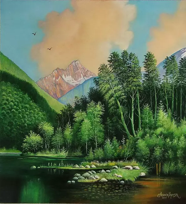 Czesław Szwajkosz - MALOWNICZA ZATOCZKA