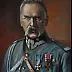 Damian Gierlach - POLISH MARSHAL JOSEPH PIŁSUDSKI 30x40cm PAINTING DAMIAN GIELRACH