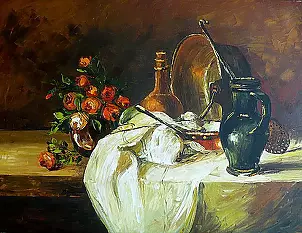 Dorota Łaz - MARTWA NATURA WG CHARDINA