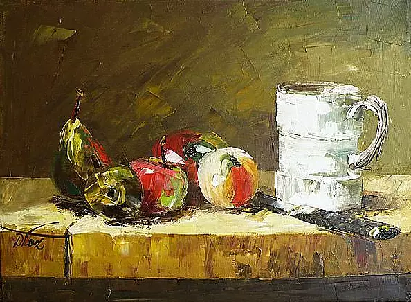 Dorota Łaz - MARTWA NATURA WG CHARDINA