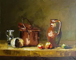 Dorota Łaz - MARTWA NATURA WG CHARDINA