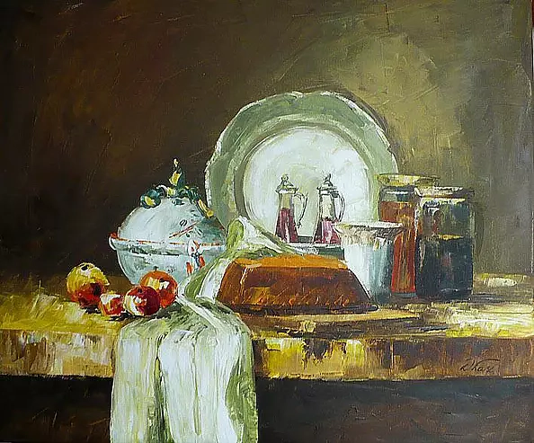 Dorota Łaz - STILL LIFE BY Chardin