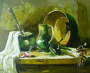 Dorota Łaz - MARTWA NATURA WG CHARDINA