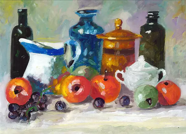 Joanna Małoszczyk - STILL LIFE WITH APPLES