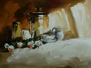 Dorota Łaz - STILL LIFE WITH ROSES