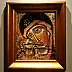 Eugeniusz Molski, OUR LADY of Vladimir, Acrylic painting - canvas, 32 x 37