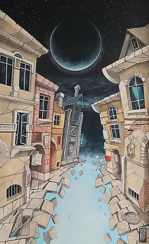 Dariusz Franciszek Różyc - ''MCDVIII'' series ''Streets''