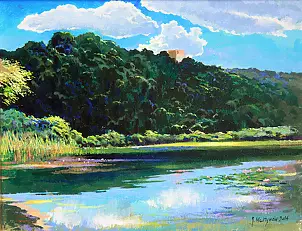 Jerzy Martynów - MELSZTYN - RUINY ZAMKU ZAWISZY CZARNEGO