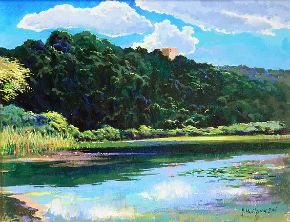 Jerzy Martynów - MELSZTYN - RUINY ZAMKU ZAWISZY CZARNEGO