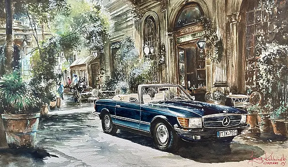 Janusz Kulikowski - "MERCEDES SL R107 in ROMA"