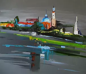 Dorota Łaz - TOWN - Abstraction