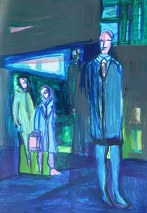 Mariola Paulina Żylińska Jestadt - MIASTOludzie w błękitach