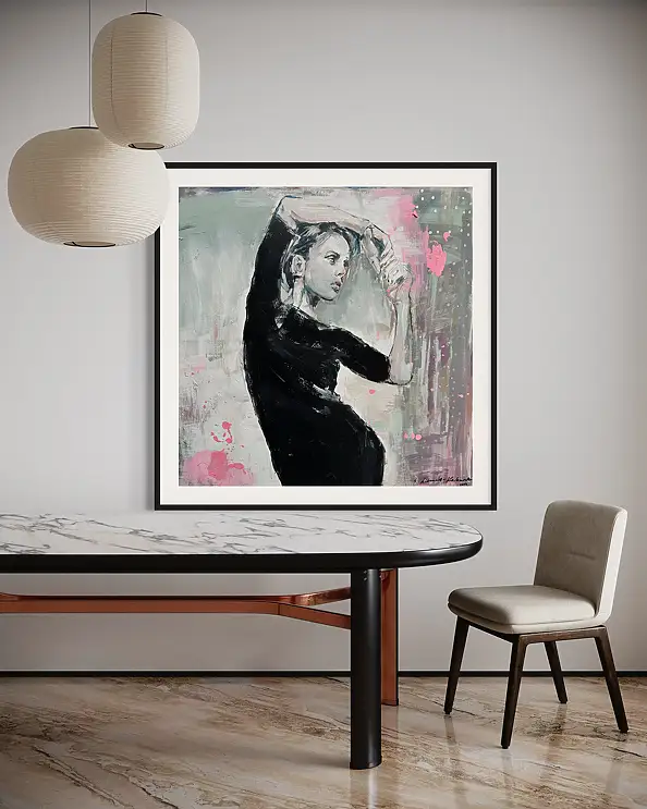 Sylwia Kalinowska, MOOD, Acrylic painting - canvas, 100 x 100