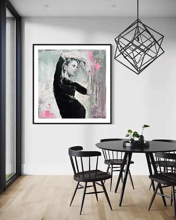 Sylwia Kalinowska, MOOD, Acrylic painting - canvas, 100 x 100