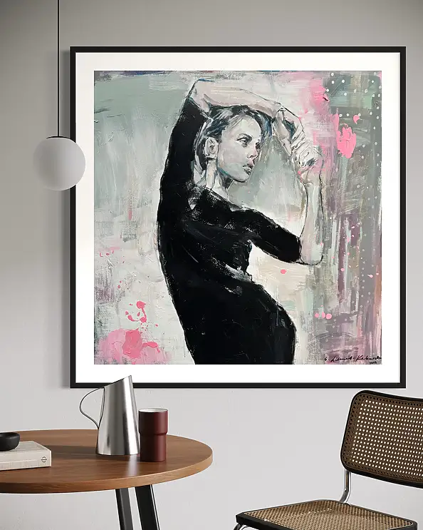 Sylwia Kalinowska, MOOD, Acrylic painting - canvas, 100 x 100