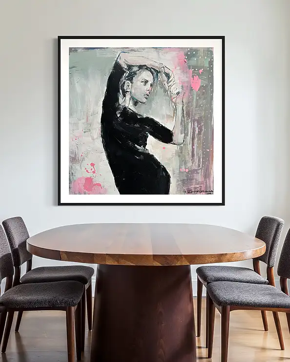 Sylwia Kalinowska, MOOD, Acrylic painting - canvas, 100 x 100