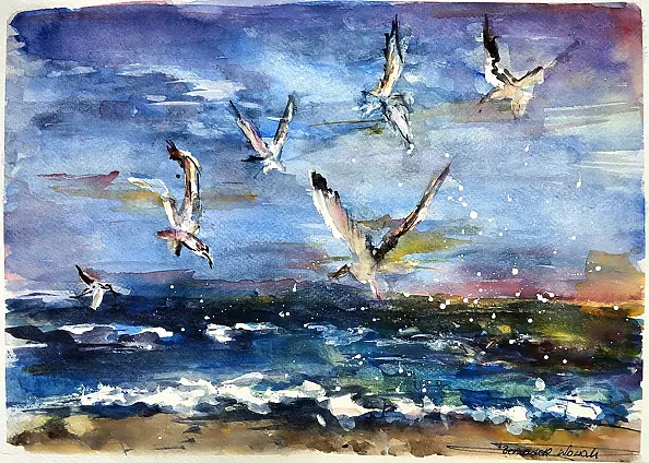 Bernadeta Nowak - MORSKIE OPOWIEŚCI  - MEWY