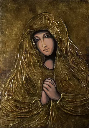 Anna Kloza Rozwadowska - Madonna icon modern