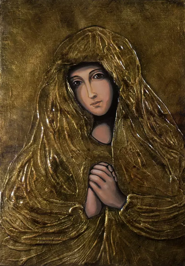 Anna Kloza Rozwadowska - Madonna Ikona nowoczesna