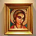 Eugeniusz Molski, Madonna Joyful, Acrylic painting - canvas, 40 x 43