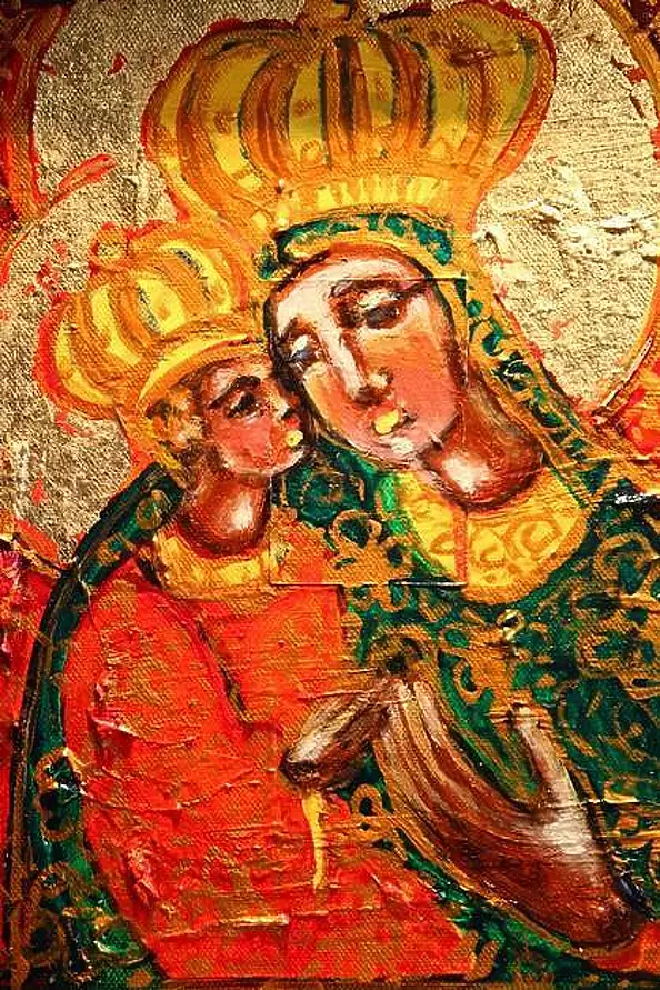 Eugeniusz Molski - Madonna w szatach