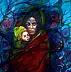 Marzena Salwowska, Madonna dei cristiani perseguitati/Madonne, Acquerelli, Inchiostro - carta, 50 x 40
