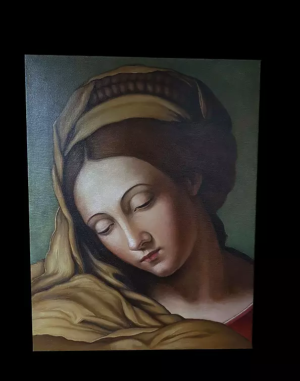 Joanna Ordon - "Madonna w różanej girlandzie"
