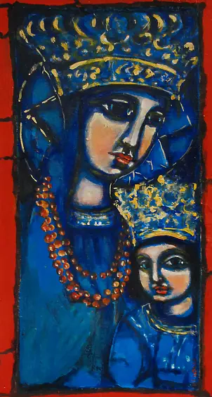 Eugeniusz Molski - Madonna z Dzieciątkiem