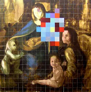 Paulina Kwasow - Madonna with squares