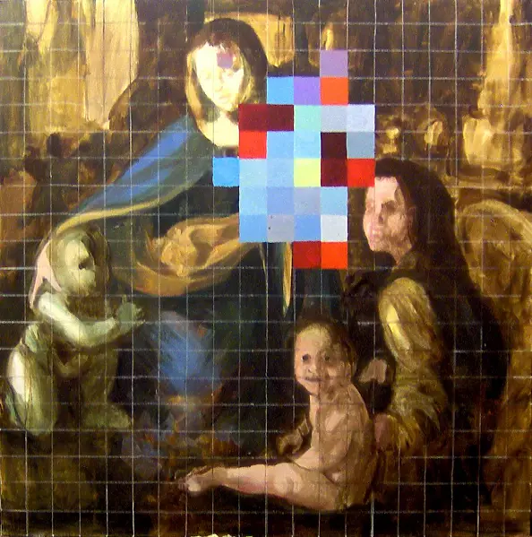 Paulina Kwasow - Madonna with squares