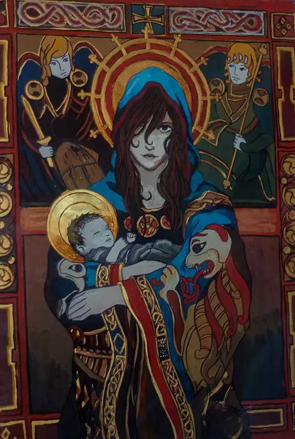 Anna Kloza Rozwadowska - Madonna and Child - Multikulti