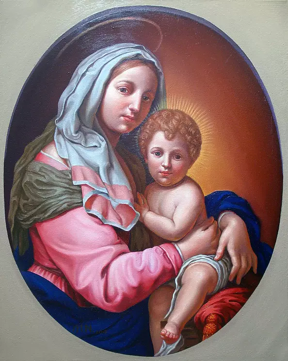 Michal Nastyszyn - Madonna with Child