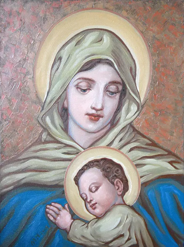 Michal Nastyszyn - Madonna with Child