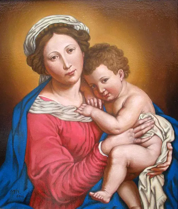 Michal Nastyszyn - Madonna with Child