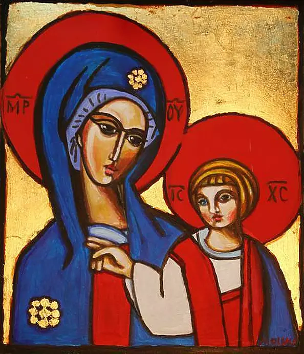 Eugeniusz Molski - Madonna z dzieciątkiem