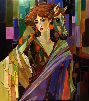 Magda Malinowska - Madonna with a Horse